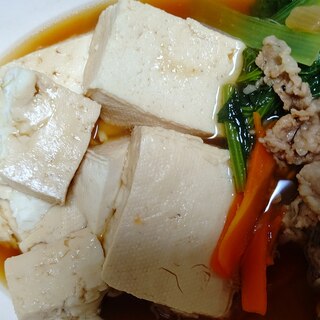 甘辛肉豆腐